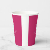 Alles wat je nodig hebt koffie roze papieren beker (Rechts)