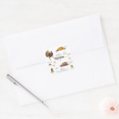 Alles wat je nodig hebt voor een Thanksgiving fees Vierkante Sticker (Envelop)