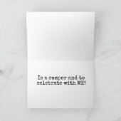 ALLES WAT JE NODIG HEBT VOOR KERST IS EEN CAMPER KAART (Binnen)