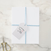 Alles-wat-je-nodig-is-liefde-en een hond! Grafisch Cadeaulabel (Met Touw)