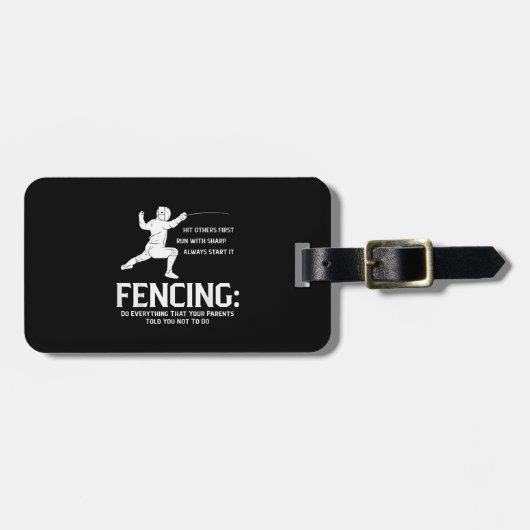 Alles wat je ouders leuk vinden om af te schermen bagagelabel (Voorkant horizontaal)