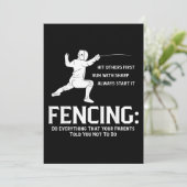 Alles wat je ouders leuk vinden om af te schermen feestdagenkaart (Staand voorkant)