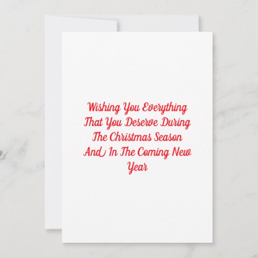 Alles wat je verdient Kaart (Achterkant)