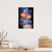 Alles wat je vermijdt, kan gemakkelijk blijven poster (Keuken)