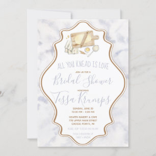 Alles wat je weet is Love Baking Pastry Vrijgezell Kaart