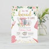 Alles wat je weet is Love Bridal Shower Uitnodigin Kaart (Staand voorkant)