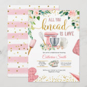 Alles wat je weet is Love Bridal Shower Uitnodigin Kaart (Voorkant / Achterkant)