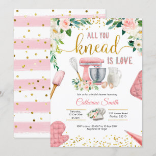 Alles wat je weet is Love Bridal Shower Uitnodigin Kaart