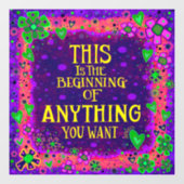 Alles wat je wil “Inspirivity” Raamsticker (Vel)