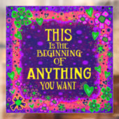 Alles wat je wil “Inspirivity” Raamsticker (Vel 2)