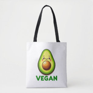 Alles wat jij kan, kan ik Vegan Gelukkige Avocado Tote Bag