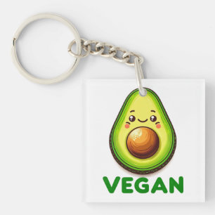 Alles wat jij kan, kan ik veganistisch Happy Avoca Sleutelhanger