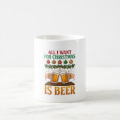 Alles wat kerst wil is bier proostende mokken orna (Center)