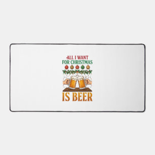 Alles wat kerst wil is bier proostende mokken orna bureaumat