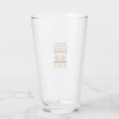 Alles wat kerst wil is bier proostende mokken orna glas (Achterkant)