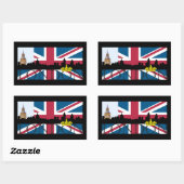 Alles wat Londen is Rechthoekige Sticker (Vel)