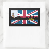 Alles wat Londen is Rechthoekige Sticker (Tas)