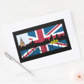 Alles wat Londen is Rechthoekige Sticker (Envelop)