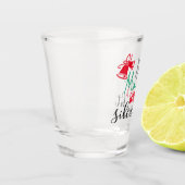 Alles wat mama wil is een stille nacht | XMAS DRIN Shot Glas (Links)