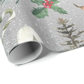 Alles wat met de kerstrenrenrendiershimmering Silv Cadeaupapier (Rol Hoek)