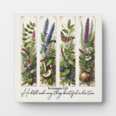 Alles wat mooi is in zijn tijd is botanisch fotoplaat (Voorkant)