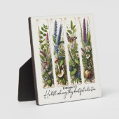 Alles wat mooi is in zijn tijd is botanisch fotoplaat (Voorkant)