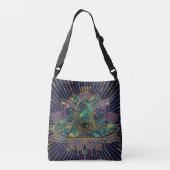 Alles wat Mystic Eye ziet in Lotus Flower Crossbody Tas (Achterkant)
