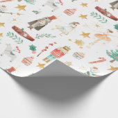 Alles wat Nutkraker met kerstwit is Cadeaupapier (Hoek)