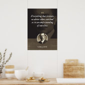 Alles wat ons irriteert over anderen kan leiden poster (Keuken)