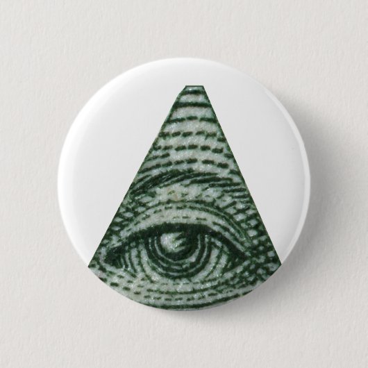 Alles wat oog ziet ronde button 5,7 cm (Voorkant)