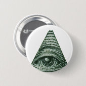 Alles wat oog ziet ronde button 5,7 cm (Voorkant /achterkant)