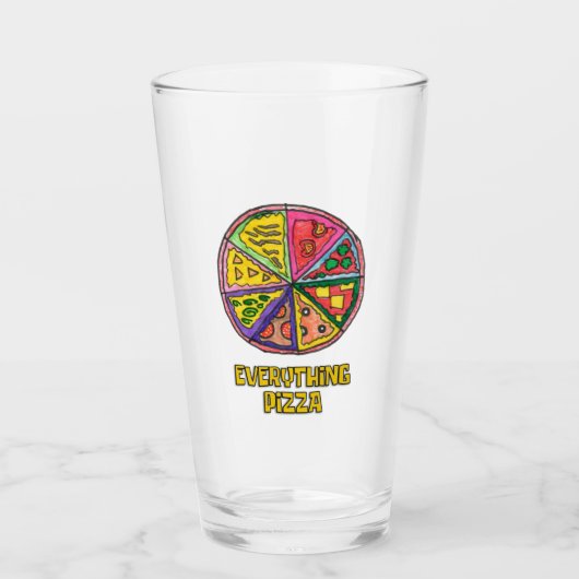 Alles wat Pizza Kunst werkt door Kareem Glas (Voorkant)