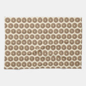 Alles wat Poppy Sesame Seed Bagel Breakfast Food Theedoek (Horizontaal)