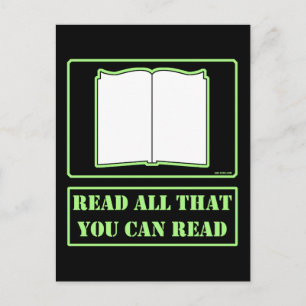 Alles wat u kunt lezen briefkaart