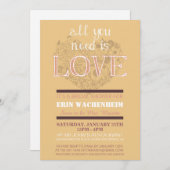 Alles wat u nodig hebt is de uitnodiging van de Li (Voorkant / Achterkant)