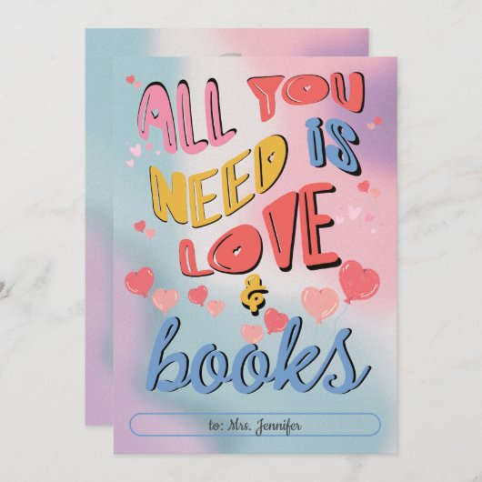 Alles wat u nodig hebt is de uitnodiging van de Va (Voorkant / Achterkant)