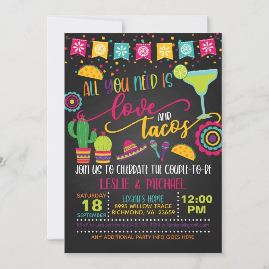 Alles wat u nodig hebt is de uitnodiging voor Lief (Voorkant)