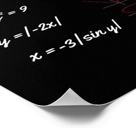 Alles wat u nodig hebt is een Wiskunde die u niet  Poster (Hoek)