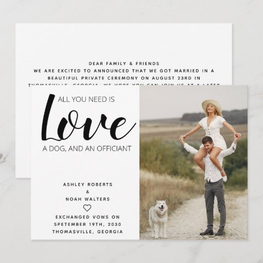 Alles wat u nodig hebt is Kaart voor lichtere foto (Voorkant / Achterkant)