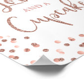 Alles wat u nodig hebt is Liefde en een Cupcake Ro Poster (Hoek)