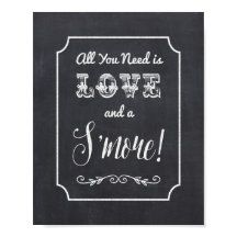 Alles wat u nodig hebt is Liefde en een S'more-bor