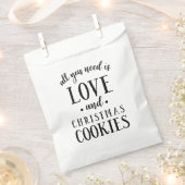 ALLES WAT U NODIG HEBT, IS LOVE- EN kerstcookies-s Bedankzakje (Geknipt)
