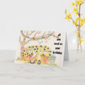 ALLES WAT U NODIG HEBT IS VERLIES/EEN CAMPER/ME OP KAART (Gele Bloem)