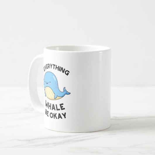 Alles wat walvis is goed koffiemok (Voorkant links)