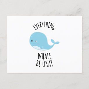 Alles wat walvis is oké briefkaart