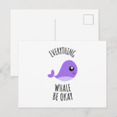 Alles wat walvis is oké briefkaart (Voorkant / Achterkant)