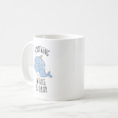 Alles wat walvis is oké koffiemok (Voorkant links)