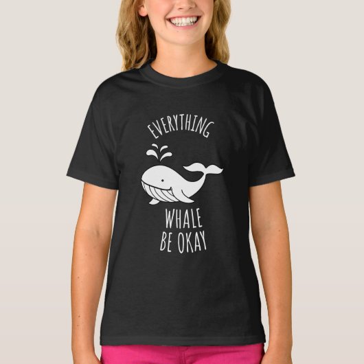Alles wat walvis is oké t-shirt (Voorkant)