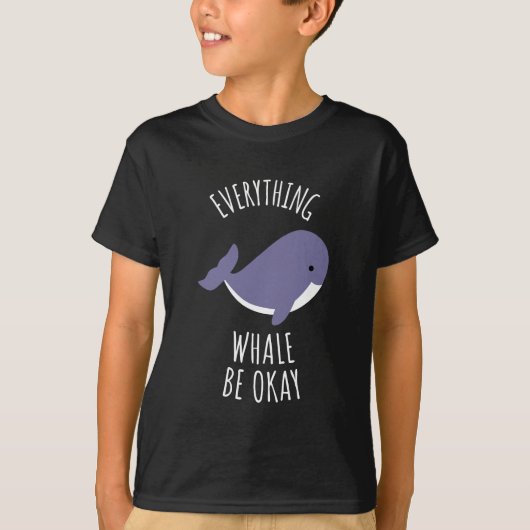 Alles wat walvis is oké t-shirt (Voorkant)