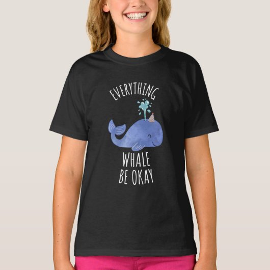 Alles wat walvis is oké t-shirt (Voorkant)
